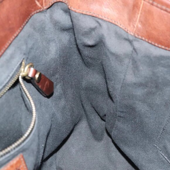 BURBERRY Nova Check Shoulder Bag Canvas Beige Gold Auth BA2533 - Picture 13 of 16